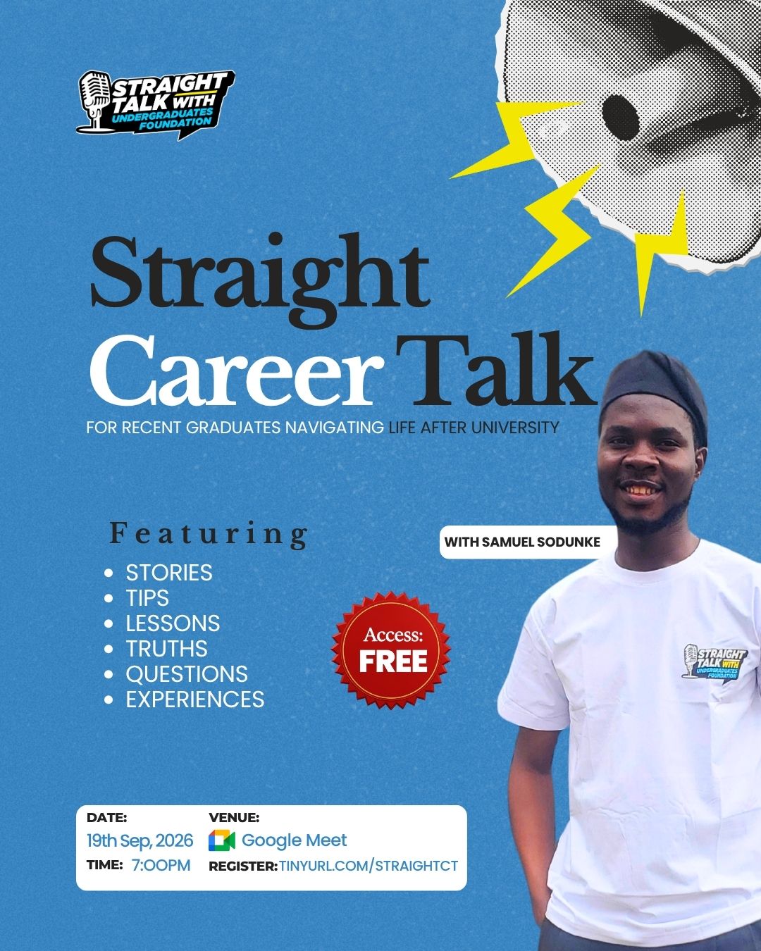 STUF — event: Straight Career Talk