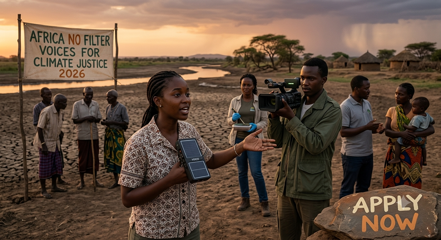 STUF — opportunity: Africa No Filter Voices for Climate Justice 2026